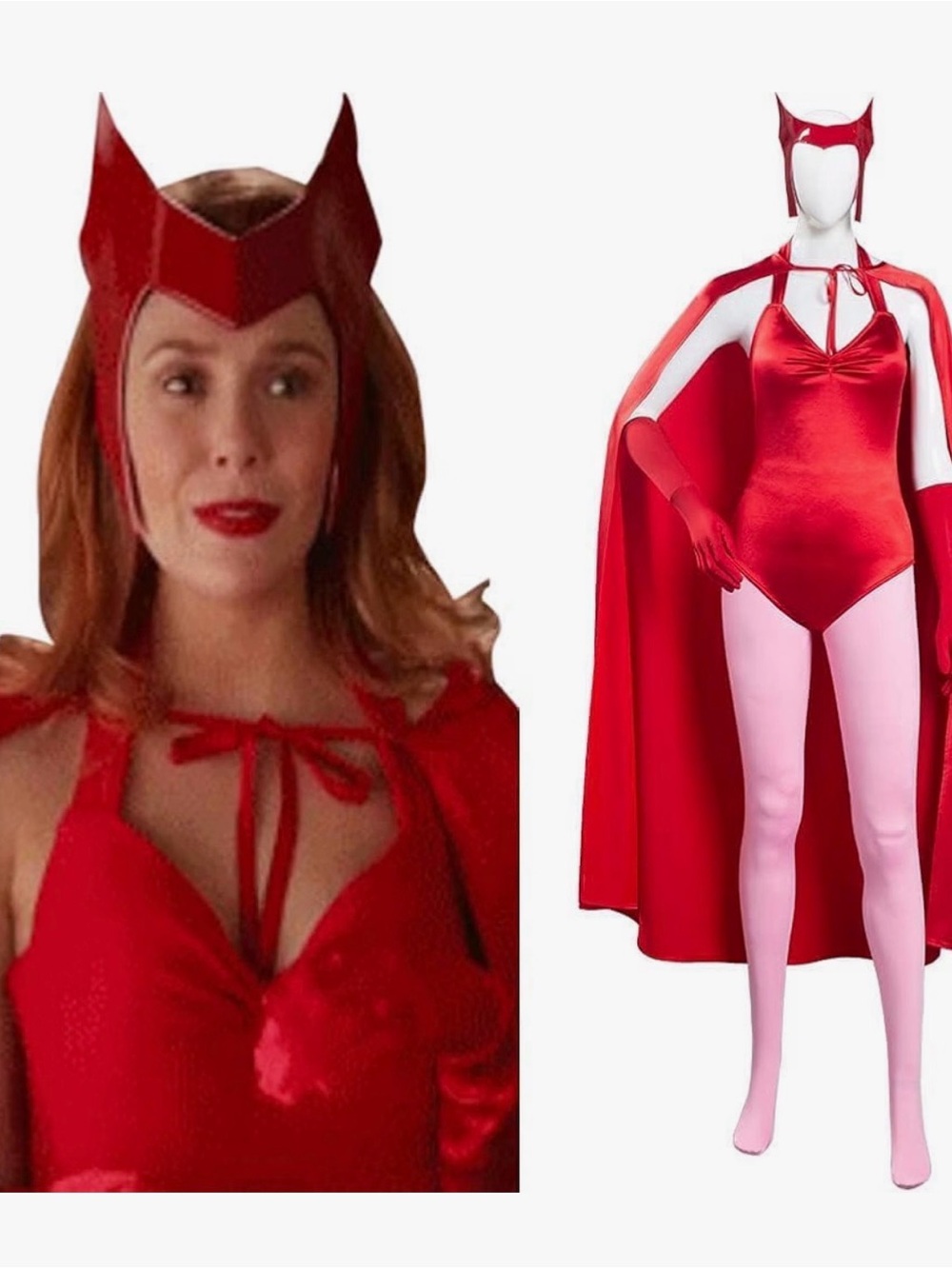 Wanda Vision Style Cosplay Halloween Costume